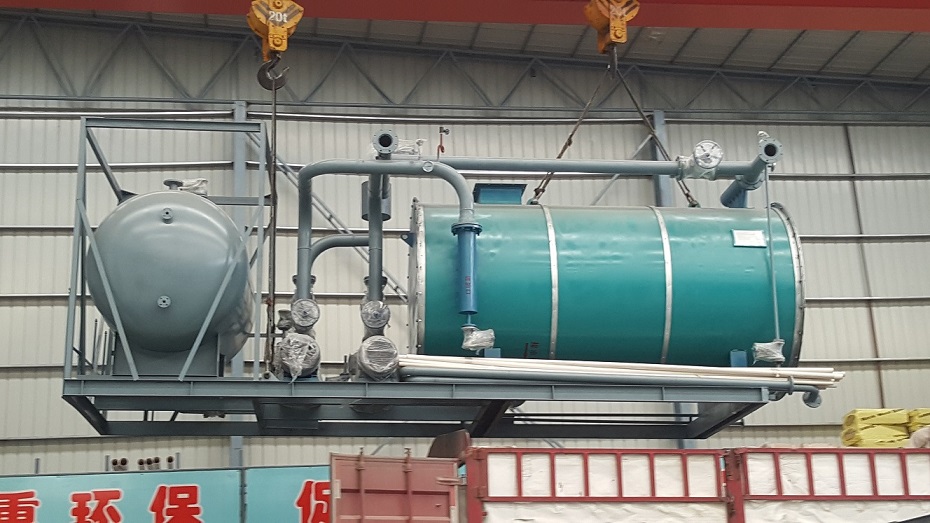 40萬大卡<strong>撬裝導熱油爐</strong>發貨